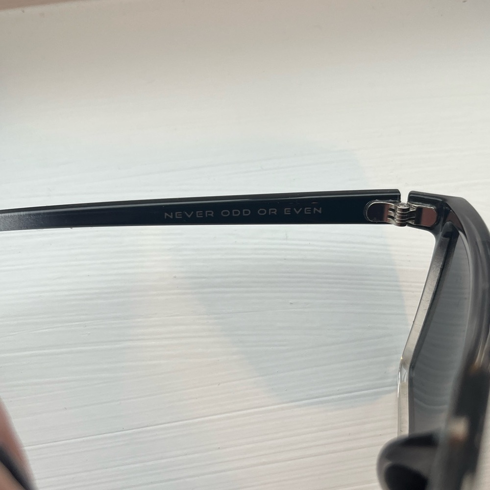 Men's Black Rectangular Sunglasses with Protectiv… - image 4